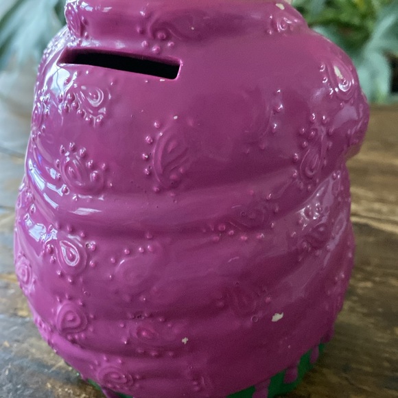 RARE Vintage Enesco Marjorie Sanat “Squeal of Fortune” Piggy Bank. - Picture 8 of 9